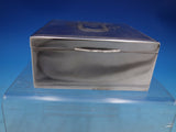 Peruvian Sterling Silver Box Engraved Crowned Eagles Crest Welsch Peru (#6690)