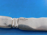 Lap Over Acid Etched by Tiffany Sterling Silver Fish Knife HH AS Wave Motif 8"