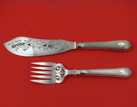 Crystal Palace by Sheffield English Silverplate Fish Serving Set 2pc BC in Box