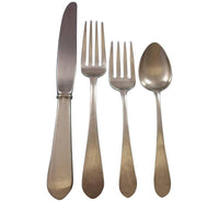 Early American Plain by Lunt Sterling Silver Flatware Set for 8 Service 40 pcs