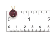 14k Yellow Gold 4.54 Carat Rhodolite Genuine Natural Garnet Pendant (#J7454)
