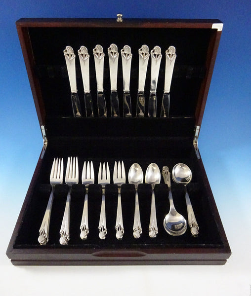 Woodlily by Frank Smith Sterling Silver Flatware Set For 8 Service 40 Pieces