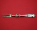 Saxon by Wallace Sterling Silver Roast Carving Fork HH WS 10 5/8" Heirloom