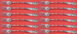 Georgian by Towle Sterling Silver Cocktail Fork Set 12 pieces 6"
