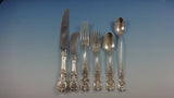 Francis I Reed & Barton Sterling Silver Flatware 8 Set 54 Pieces New Script Mks