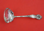 Wild Rose by Watson Sterling Silver Gravy Ladle fluted bowl 6 3/4"