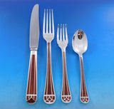 Talisman Sienna Brown Christofle Silverplate Flatware Service Set 135 pcs Unused