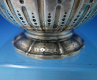 William Eaton English Georgian Sterling Silver Tea Pot with Swags Wood (#5700)