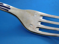 Talisman Blue by Christofle Silverplate Dessert Forks Set of 8 Unused 6 3/4"