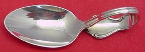 Hampton Court by Reed and Barton Sterling Silver Baby Spoon Bent Orig 3 1/2"