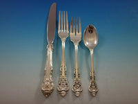 King Edward by Gorham Sterling Silver Flatware Set 8 Service 44 pcs Place Size