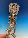 Silverplated Tussie Mussie Posey Posy Holder Beads and Leaves (#J1309)