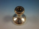 Maciel Mexican Sterling Silver Candlestick Pair #14 Modernistic (#1833)