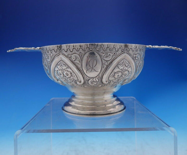 Robert Sawers Scottish Sterling Silver Child's Bowl Footed Cast Handles (#3912)