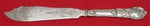 German Silver Fish Knife Flat Handle AS Bright-Cut "Wilkens 800" 8 1/4"