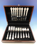 Wild Rose by International Sterling Silver Flatware Set 8 Service 32 pcs Dinner
