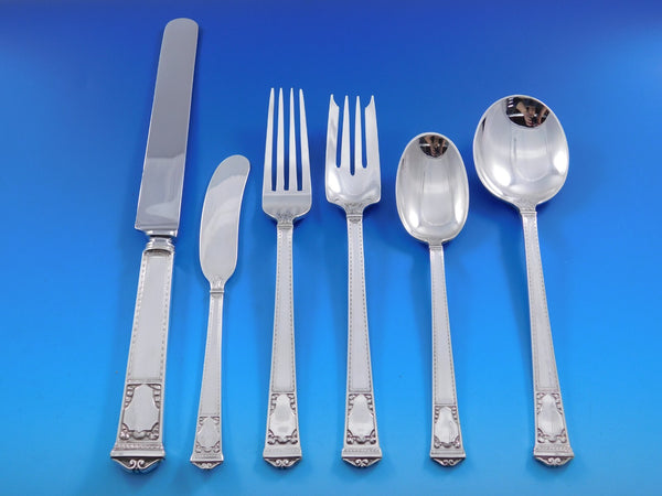 San Lorenzo by Tiffany and Co Sterling Silver Flatware Service 12 Set 80 pieces