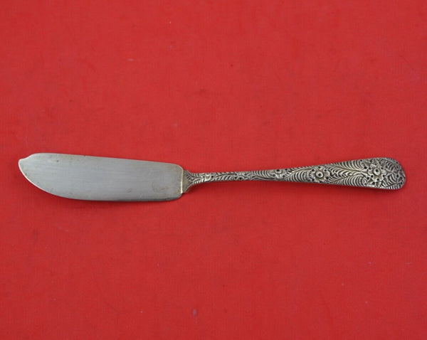 Antique Engraved by Tiffany and Co Sterling Silver Master Butter Flat Handle 8"