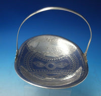 Russian 84 by Unknown .875 Silver Basket w/ Bright-Cut Scenes (#5674)