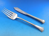 Newport Scroll by Gorham Sterling Silver Flatware Set for 8 Service 45 pieces