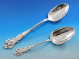 New Queens by Durgin Sterling Silver Flatware Set Service 87 pieces Dinner Shell