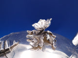 Elkington English Victorian Sterling Silver Tea Pot 3-D Finial Chased (#8437)