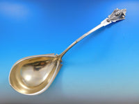 Bull by George Sharp Sterling Silver Soup Ladle Gold washed 12 1/2" Serving
