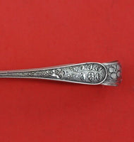 B.H. Joseph and Co English Victorian Sterling Silver Sugar Tong Chased w/ Leaves