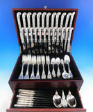 Nouveau Leroy & Cie Piault French 950 Sterling Silver Flatware Set Service 102pc