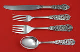 Valdres by Th. Marthinsen Norwegian .830 Silver Regular Size Place Setting 4pc