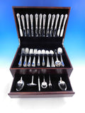 Sterling Rose by Wallace Sterling Silver Flatware Set for 12 Service 78 pcs