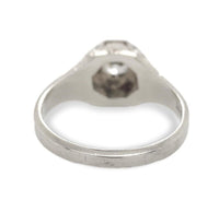 14k Gold Art Deco 1/4ct Genuine Natural Diamond Ring Size 7 Hand Engraved #J6899