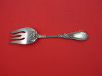 Mythologique by Gorham Sterling Silver Cold Meat Fork Beaded Back  8 3/4"
