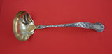 Marguerite by Gorham Sterling Silver Soup Ladle light Gold Washed 12 1/4"