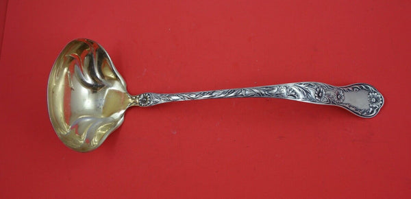 Marguerite by Gorham Sterling Silver Soup Ladle light Gold Washed 12 1/4"