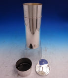 Stelton/Arne Jacobsen Danish Sterling Silver Cocktail Shaker Heavy Modern #8772