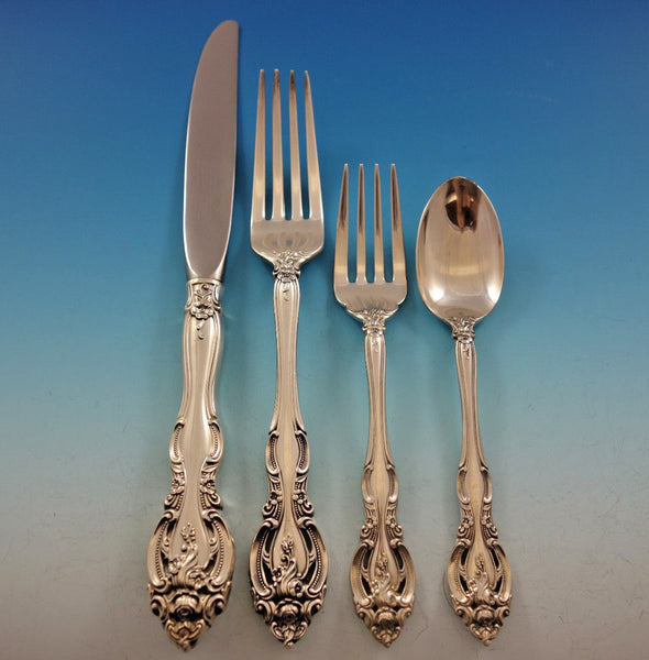 La Scala by Gorham Sterling Silver Flatware Set Service 24 pieces Dinner Size