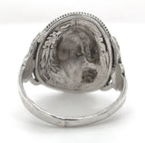 Sterling Kalo Lady Liberty Coin Ring Handwrought by Bjarne Axness 6.25 (#J6851)