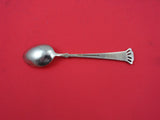 Egon Lauridsen Danish Sterling Demitasse Spoon vermeil w/ blue enamel 3 7/8"
