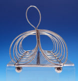 English Sterling Silver Toast Rack 5 1/2" x 6" x 4" (#7883)
