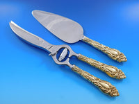 Athene by Amston Vermeil Gold Sterling Silver Flatware Set Service 171 pc Dinner