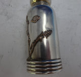 Applied Metals by Gorham Pepper Shaker #1660 Japonesque Woman Corn Stalks #8627