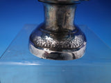 Middle Eastern Sterling Silver Compote with Swing Handle Pierced Engraved #6499