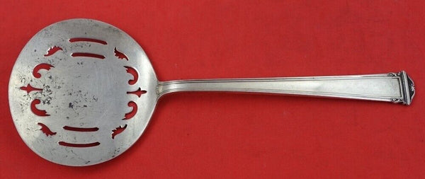 Pantheon by International Sterling Tomato Server AS unusual piercing 7 1/2"