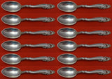 Decor by Gorham Sterling Silver Teaspoon Set 12 Pieces 6"