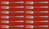 Shenandoah by Wallace Sterling Silver Regular Fork Set of 12 pcs 7 1/4"