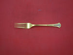 Adamas Vermeil Gold by Kirk Sterling Silver with Diamonds Dinner Fork 7 5/8"