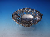 Middle Eastern Sterling Silver Compote with Swing Handle Pierced Engraved #6499