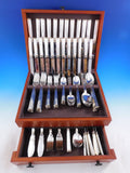 Triade Gold by Christofle France Silverplated Flatware Set Service 132 pc Dinner