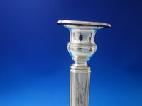 Gorham Sterling Silver Candlestick Pair #170 English Reproduction 1784 (#6015)